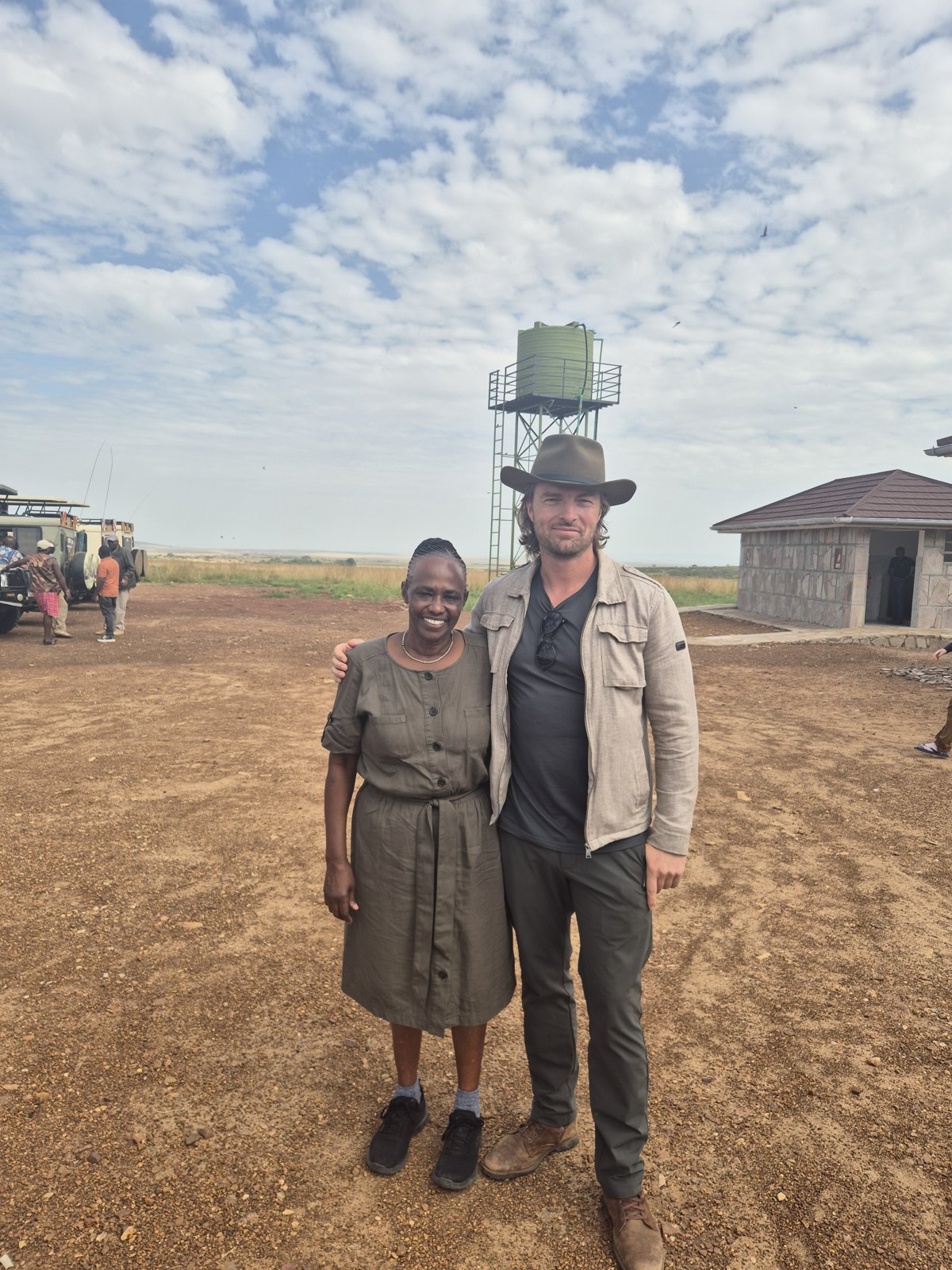 Top of the Hill founder Mary Murimi with Berndt Education founder Denny Berndt in Kenya